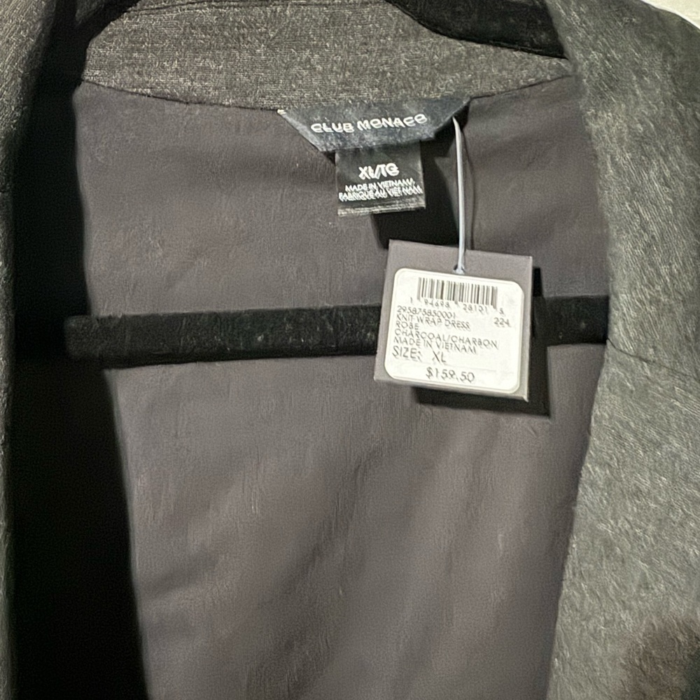 NWT Club Monaco knit wrap dress size XL - Picture 3 of 4